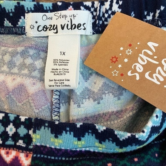 NWT super soft leggings size 1X - Picture 3 of 4
